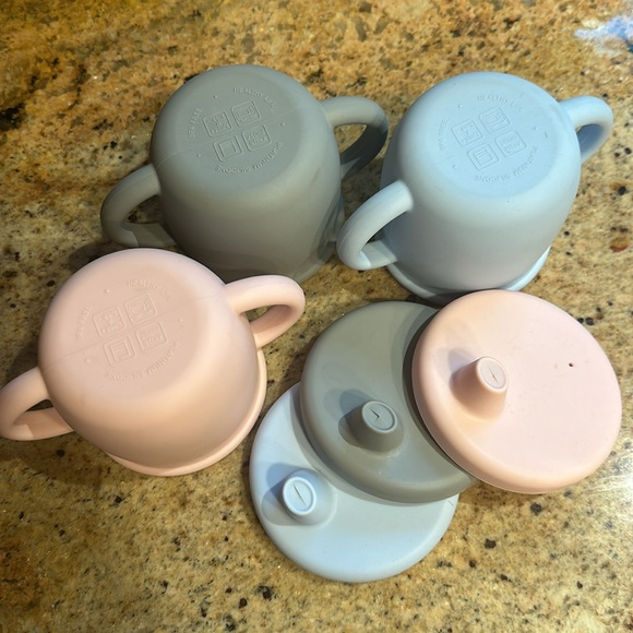 Milkdot • Trio of Silicone Sippy Cups for Baby • NEW! Unisex🦋 - Picture 9 of 9